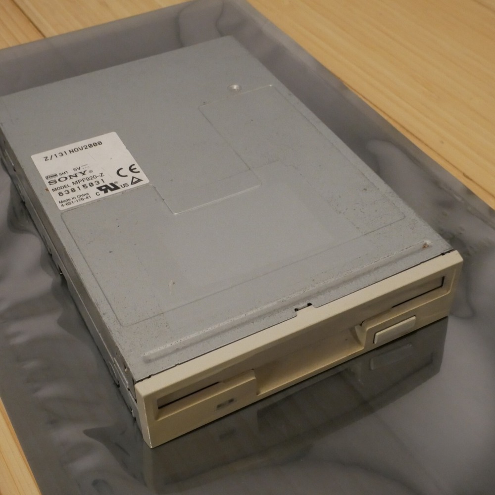 Sony MPF920-Z Internal Desktop 3.5 inch Floppy Disk Drive 1.44MB -‎ Tested 20